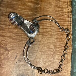 Statement necklace with face